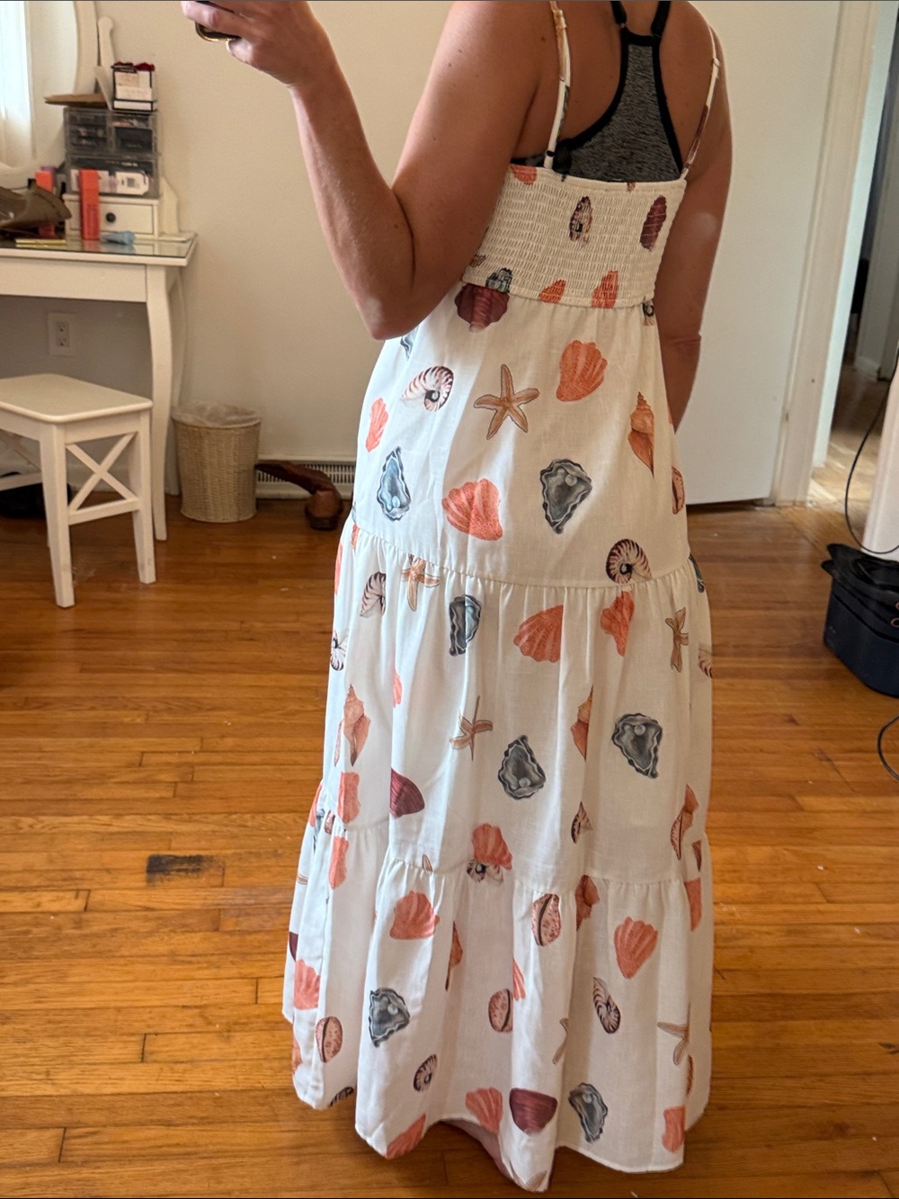Vici Coastal Calls Seashell Fit And Flare Maxi Dress - Picture 8 of 8